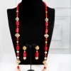 Toyosi Pepper red coral medley necklace