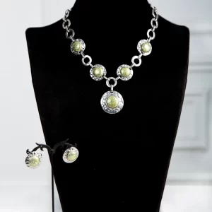 Green Modupe Costume Jewelry set