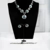 Blue Modupe Costume Jewelry Set