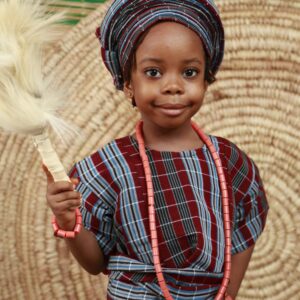 aso oke combo for girls