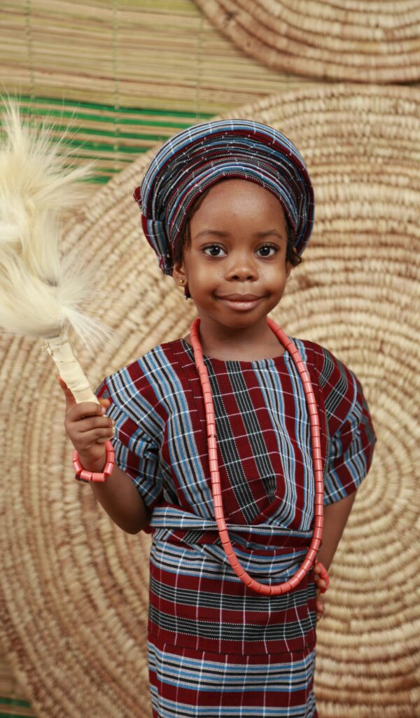 aso oke combo for girls