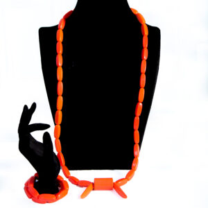 igwe Igbo men's faux coral