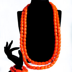 ojukwu unisex faux coral necklace