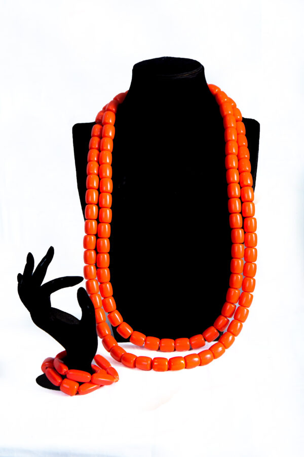 ojukwu unisex faux coral necklace