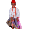 Oghenetega Urhobo boy costume combo