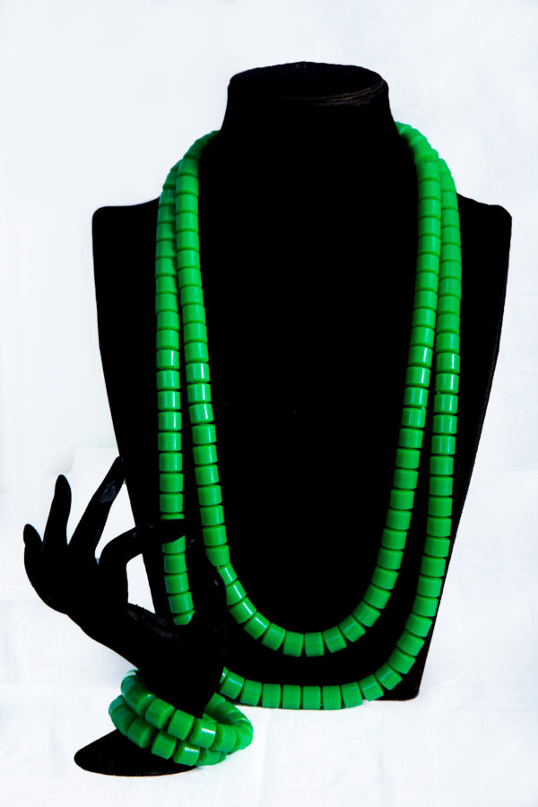 Green faux Coral
