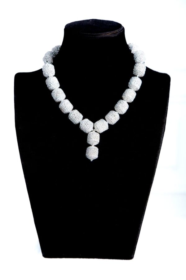 Dunni Silver Costume Necklace