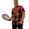 Wine and gold Isiagu shirt
