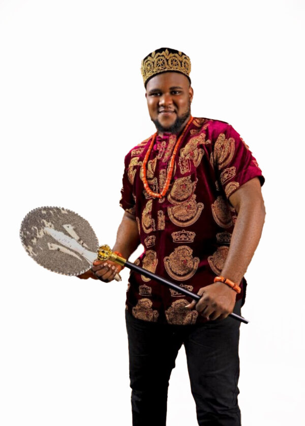 Wine and gold Isiagu shirt