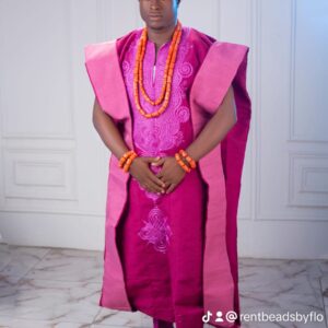 Olagoke Yoruba men's Asooke Combo