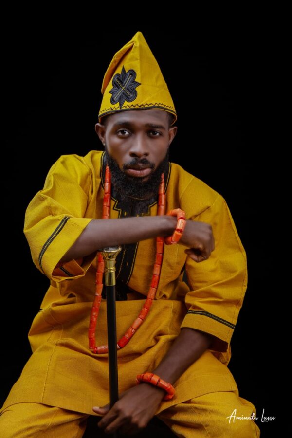Babatunde aso-oke Yoruba Men's Attire
