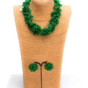 Sholape Choker bottle green bead