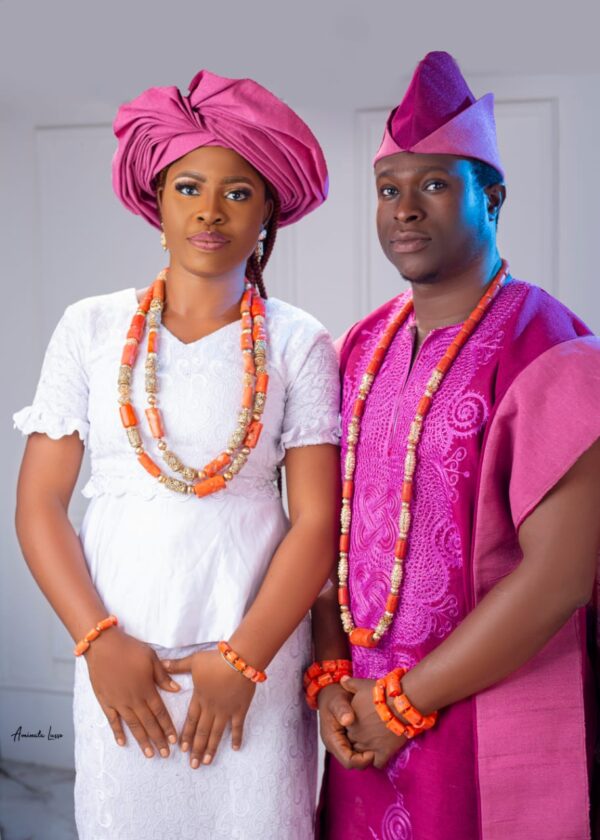 Olayeni Yoruba Couple Aso-oke Combo