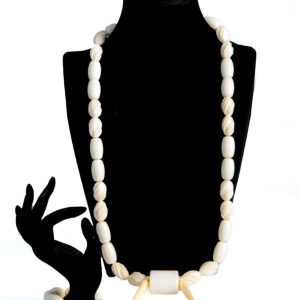 Ivie white coral bead