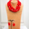 Boluwatife red pepper double layer bead