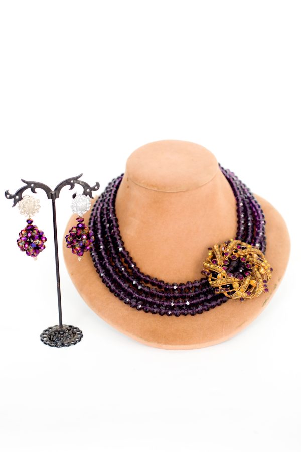 Ololade multi-layered gem stones bead