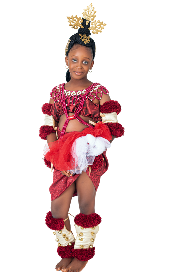 Effiong Efik little girls costume