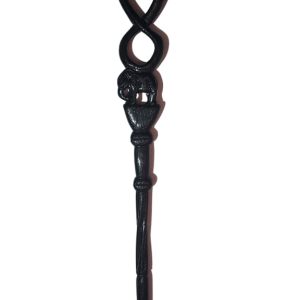 Black Elephant Wooden Staff