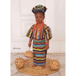 Adeoluwa Multicolored Girl Aso Oke