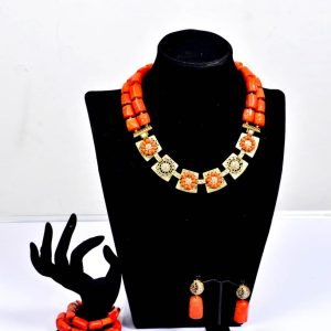 Adaeze Single Coral Beads
